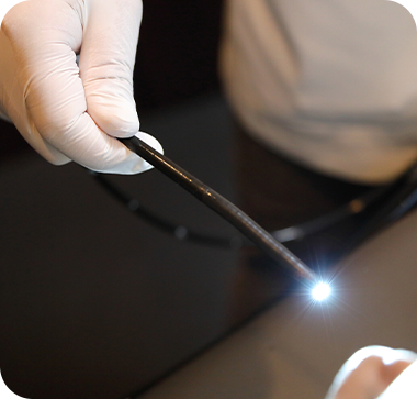 極細の高性能スコープを採用