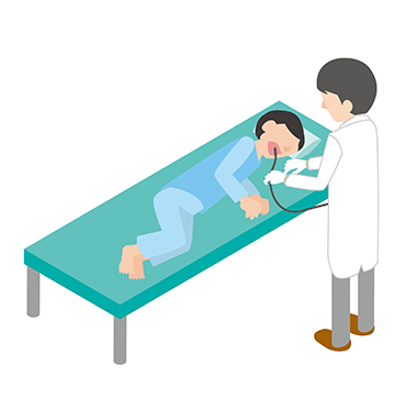 鼻から・口からどちらでも検査可能