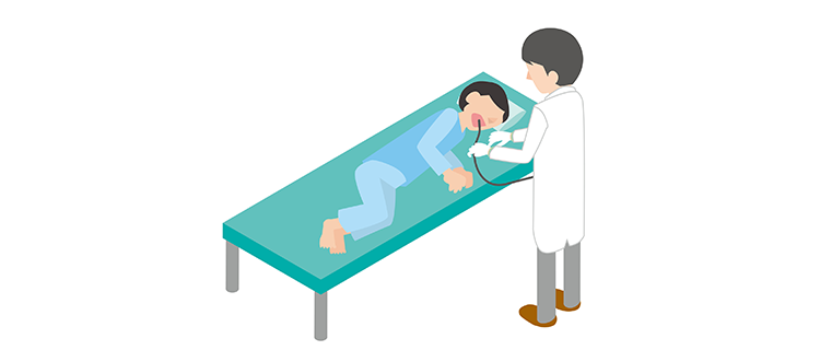 鼻から・口からどちらでも検査可能